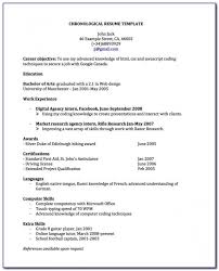 Writing a resume chronologically can help employers quickly understand why. Free Chronological Resume Templates 2017 Vincegray2014