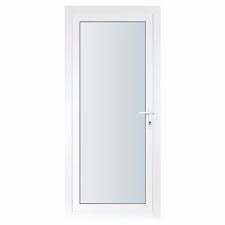 Hinged Lever Handle Upvc Frosted Glass