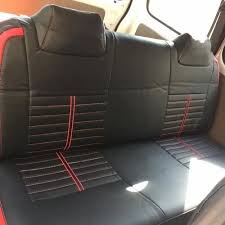 Autofit Black Saka Pu Car Back Seat Cover