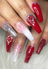 Super cute christmas nail designs 2020. 57 Festive Christmas Nail Art Ideas Pink Red And Silver Christmas Nails
