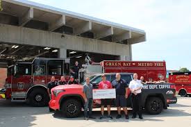 10 000 donation from fire dept coffee