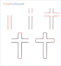 For today, we will share to you a video art lesson on how to draw a cross, cross step by step. How To Draw A Cross Step By Step 5 Easy Phase Video