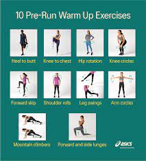 how to warm up before running asics