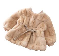 Girls Coat Faux Fur Winter Jackets