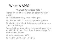 How To Calculate Interest Rate On A Credit Card Monthly Credit Card