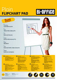 A1 40 Sheet 60grm Plain Flipchart Pad