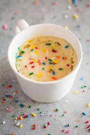 Delicious vanilla bean cake batter microwaved in a mug for just a minute! Vanilla Mug Cake Tastes Better From Scratch