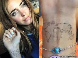 Be someone that makes you happy 7 Celebrity Map Tattoos Steal Her Style