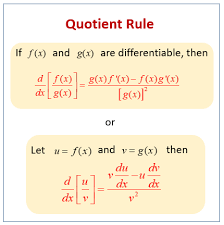 Functions continuity extrema, intervals of increase and decrease power functions average rates of change. Calculus Quotient Rule Examples Solutions Videos