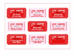 The Valentine S Day Free Printable Love Coupons For Love