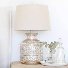 Hyde Park Home Verona Glass Table Lamp