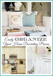 staying organized in the home