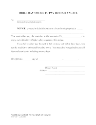 30 Day Notice Template To Tenant Day Rental Agreement