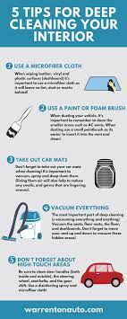 deep cleaning your interior waron