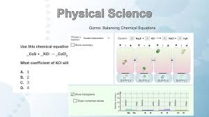 The purpose of balancing chemical equations is to make sure the same number of each element exist as reactants and products. Student Exploration Balancing Chemical Equations Balancingchemequationsse Student Exploration Balancing Chemical Equations Learning Objectives Students Will Adjust Coefficients To Balance A Chemical Course Hero Chemical Equations Usually Do Not