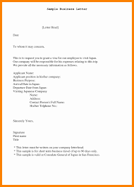 Formal Letter To A Company Example Template On Letterhead