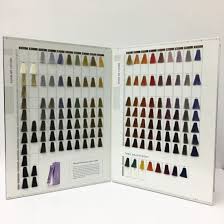 China Top Selling Folded Hair Colour Chart Color Chart In