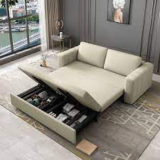 82 Gray Sofa Bed Convertible Sleeper