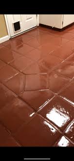 can you stain terra cotta tile floors