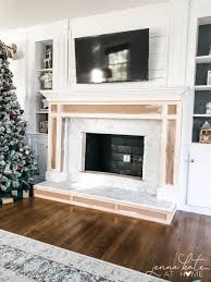 diy fireplace mantel and surround