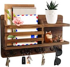 Wood Mail Organizers Holders For