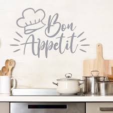 kitchen wall sticker bon appe