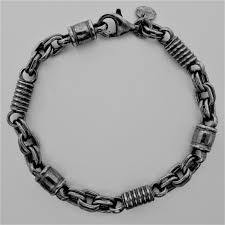 oxidized 925 sterling silver men s bracelet
