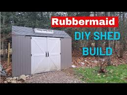 build a diy rubbermaid shed in an