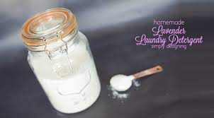 lavender scented homemade laundry