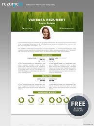 Effective Free Resume Templates Rezumeet Com Rezumeet On Pinterest