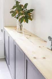 Give your kitchen an amazing new look with corian countertops, but learn how to cut it yourself to save some money in the process. Diy Wood Countertops For Under 50 Modern Farmhouse Kitchen