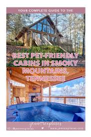the best pet friendly cabins in smoky