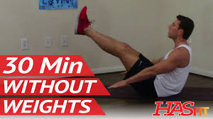 30 min workout without weights hasfit