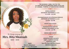 final funeral rites of mrs rita nkansah