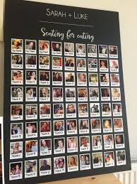 Our Polaroid Seating Plan In 2019 Seating Chart Wedding