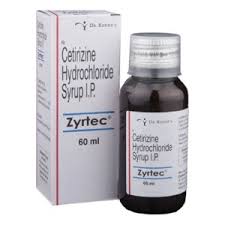 zyrtec syrup 60ml side
