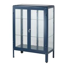 fabrikor glass door cabinet blue
