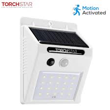 Torchstar 20 Led 320lm Solar Powered Motion Sensor Lights Wireless Outdoor Wall Lighting White Walmart Com Walmart Com