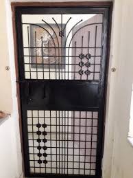 brown iron doors for home single