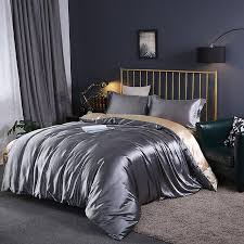 Solid Color Bedding Set Luxury Soft