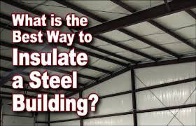 steel building insulation options
