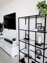 45 awesome ikea billy bookcases ideas for your home ikea billy bookcase is a simple unit with enough storage for a limited space or a foundation for a larger storage solution if you need it, and adjustable shelves can be arranged according to your needs. Ikea Home Decorating Interiordesign Home Cabinet Bookshelf Scandinavian Monochrome Living Room Decor Apartment Apartment Living Room Ikea Home