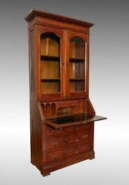 Shop wayfair for a zillion things home across all styles and budgets. Antique Late 19th Century Burlwood Accented Walnut Drop Front Secretary Desk Ebay