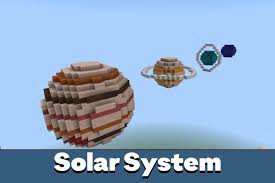 Solar System Map For Minecraft Pe