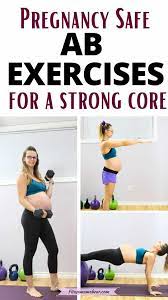5 minute safe pregnancy core workout