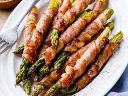 baked bacon wrapped asparagus paleo grubs