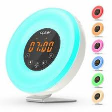 Apiker Wake Up Light Alarm Clock With Sunrise Simulation 799460801264 Ebay