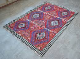 5x7 ft rug kurdish rug hand woven