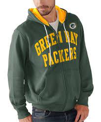 green bay packers p attempt zip up