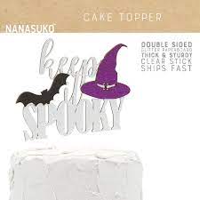 Keep It SPOOKY Cake Topper Halloween Cake Topper Glitter | Etsy